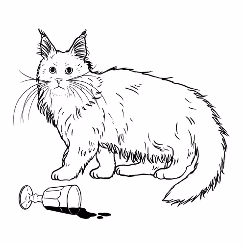 The Sad Cat #6205