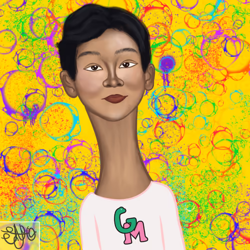 Long Neckie Kid #6851