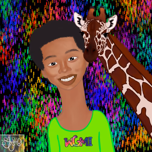 Long Neckie Kid #7426