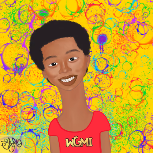 Long Neckie Kid #6886