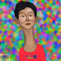 Long Neckie Kid #8851