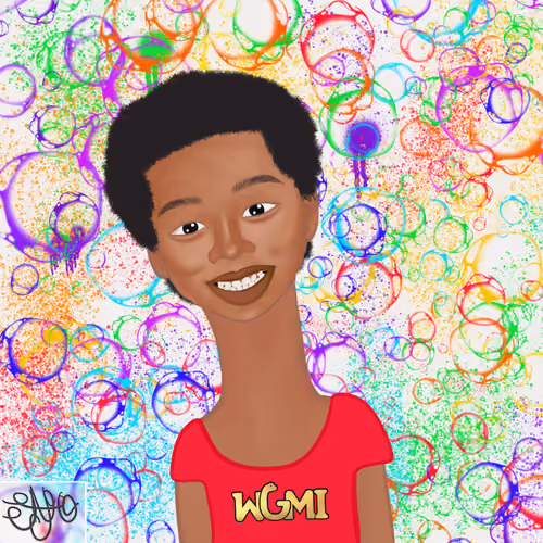 Long Neckie Kid #7837