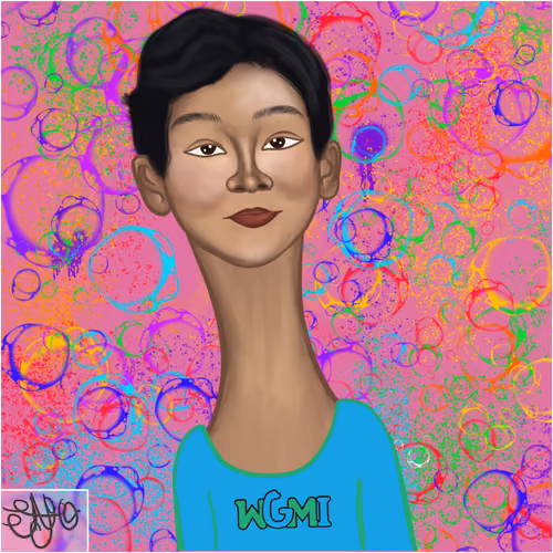 Long Neckie Kid #5896