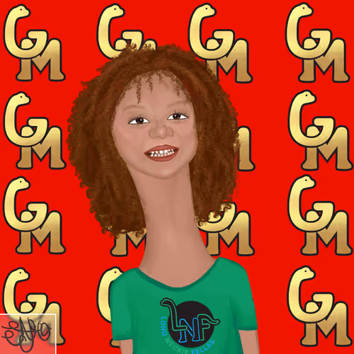 Long Neckie Kid #6952