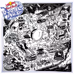 Red Bull Doodle Art Collection mentored by Burnt Toast #1830/12935