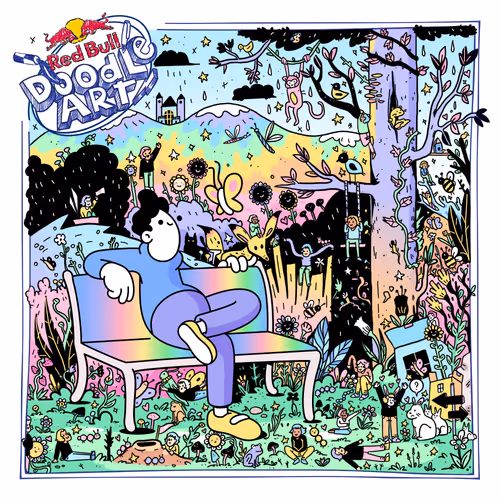 Red Bull Doodle Art Collection Mentored By Burnt T