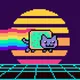 Vaporwave Nyan Cat