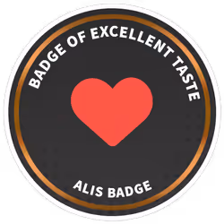 Bronze ALIS Badge of Excellent Taste