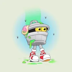 Walking Can #2985