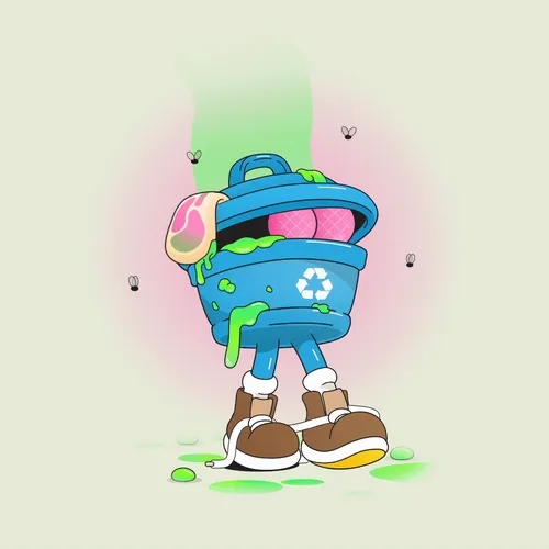 Walking Can #2660
