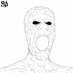 Screaming Man 80