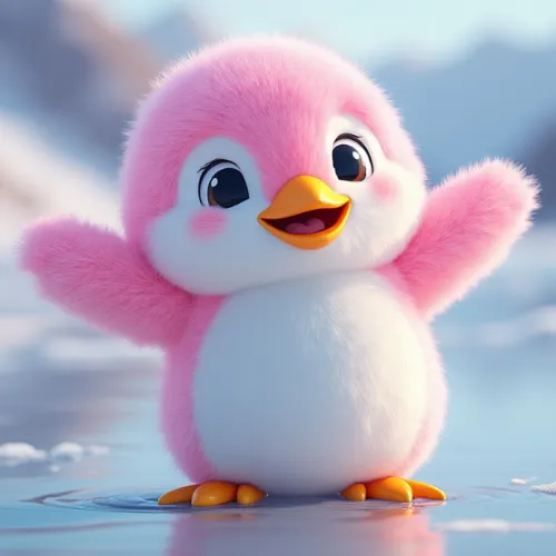 Pink Penguin #127