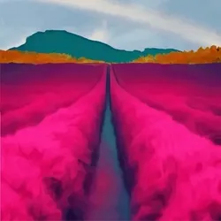 Generated Glitch Landscape #136