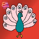 Happy Peacock