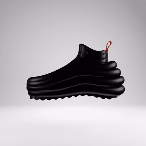 DAW Banana High-Tops Black Rubber