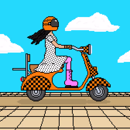 Scooter Girl Nikki Tchao