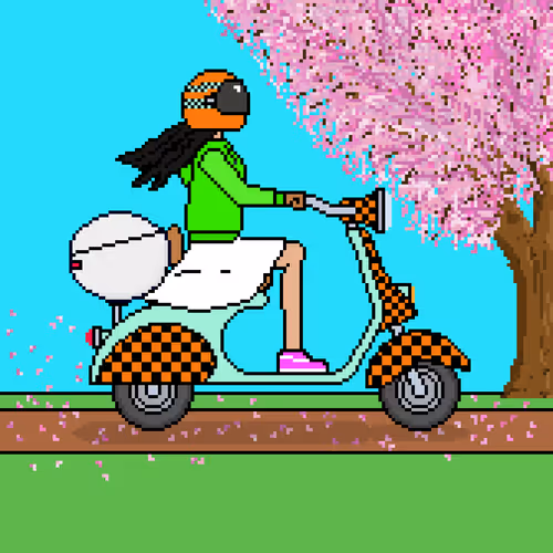 Scooter Girl Nikki Tchao