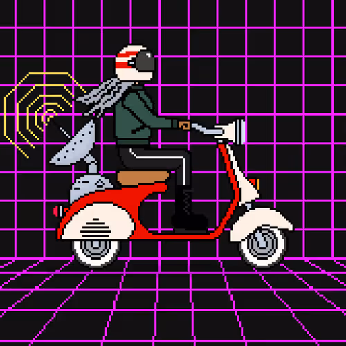 Scooter Girl Nikki Tchao