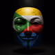Guy Fawkes mask V Anonymous Comoro Islands Heritage