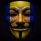 Guy Fawkes mask Principality of Andorra Heritage