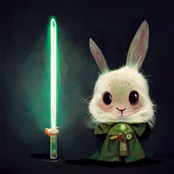 Green Bunny Knight #3