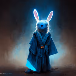 Blue Bunny Knight  #3