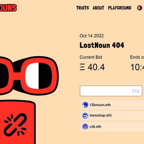 Lost Noun 404