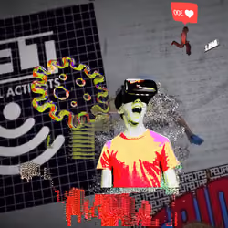 Canvas #496: mass surveillance. — vr. — virus. — walking for clout. — dreamscape