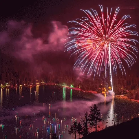Donner Lake Fireworks