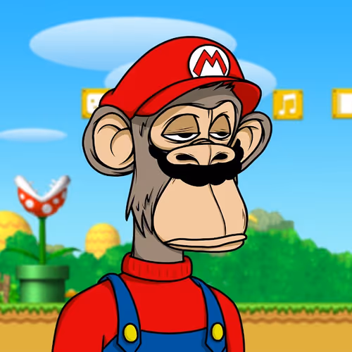 Bored Ape Yacht Club & Mario