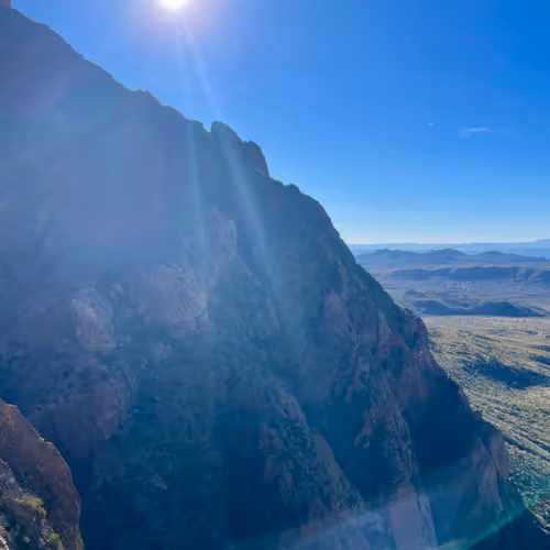 Sun over Mountain