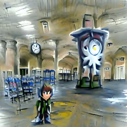 Tom Stood Alone Under A Clock In The Deserted Train Station