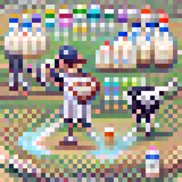 baseball milk saturday