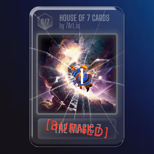 Burned House Of 7 Cards