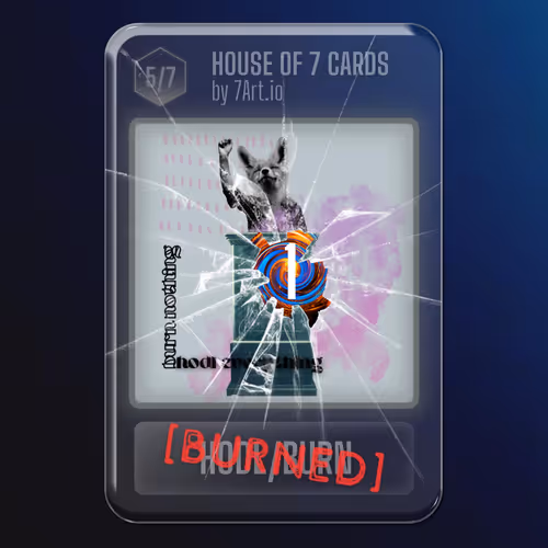Burned House Of 7 Cards