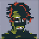 Pixel Value Punks: "01 Cryp+CheckerPunk"