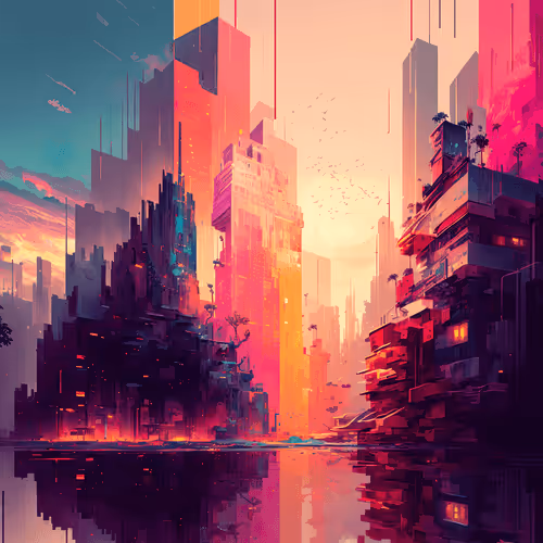 Synthetic Horizons Thomas Intuitive Art