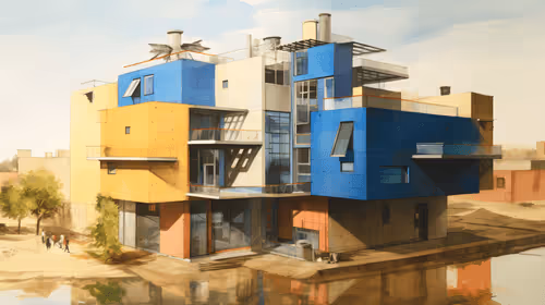 The Emperor's New Buildings by DVK the artist