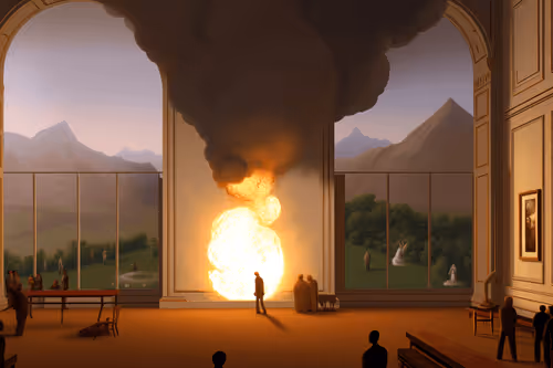 Art Is An Explosion Charlesai