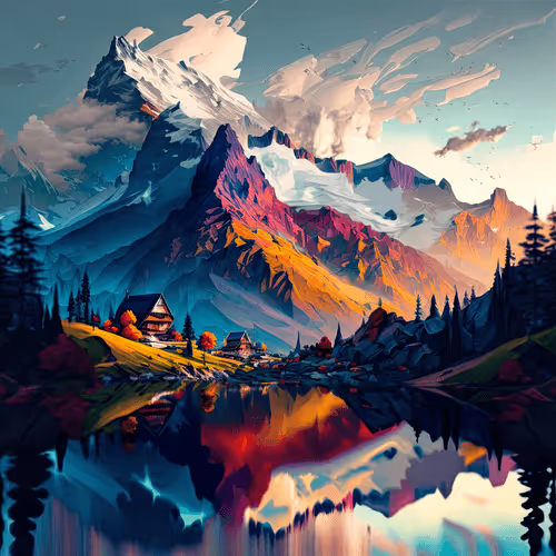 Synthetic Horizons Thomas Intuitive Art