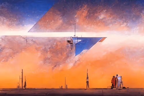 Then and Now: Ever-Changing Worlds by Revrart