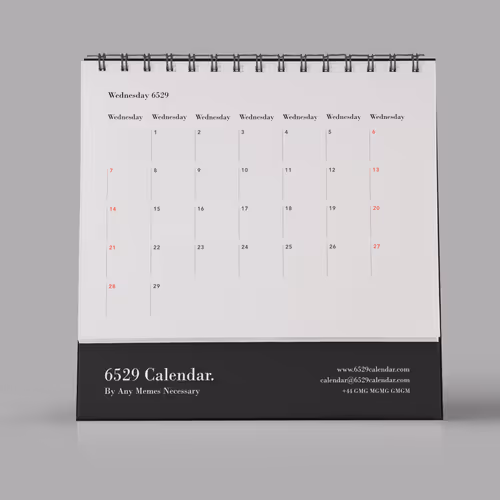 Wednesday 6529 Calendar #14