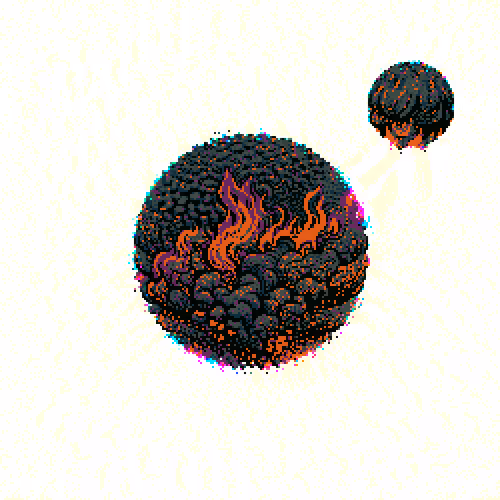 GLIMMERING WASTELAND PLANET