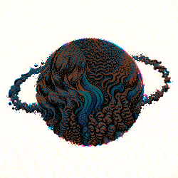 DRIPPING WAVES PLANET