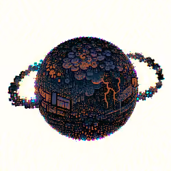 FLOATING LIGHTING PLANET