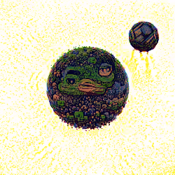 FLOATING PEPE PLANET