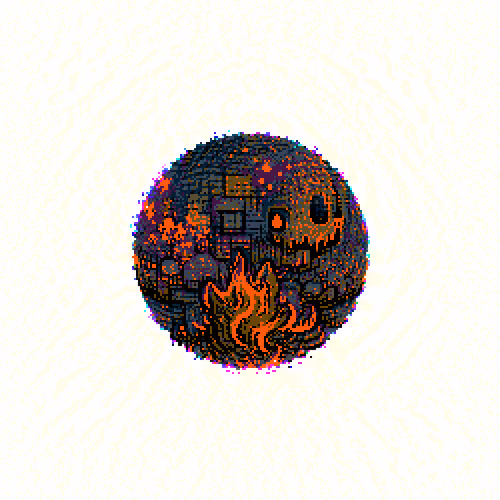 BURNING HAUNTED PLANET
