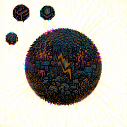 FLOATING SHOCKWAVE PLANET