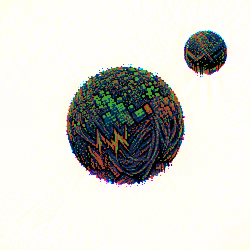 SPARKELING WIRES PLANET