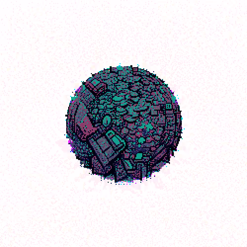 METALLIC BANK VAULT PLANET